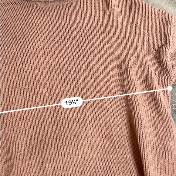 Aerie tan brown chenille turtleneck sweater - Picture 3 of 4